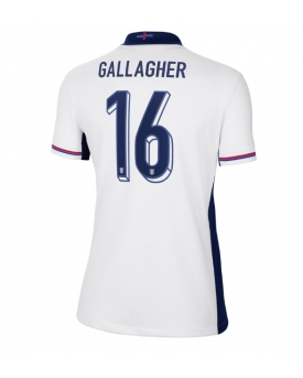 Inghilterra Conor Gallagher #16 Maglia Gara Casa Repliche Europei 2024 Donna